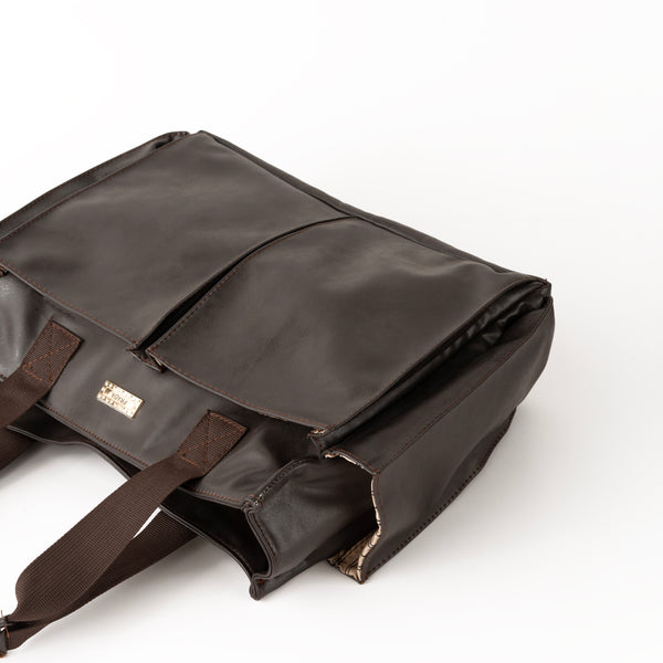 Milano Leather Bitter Brown College University Bag