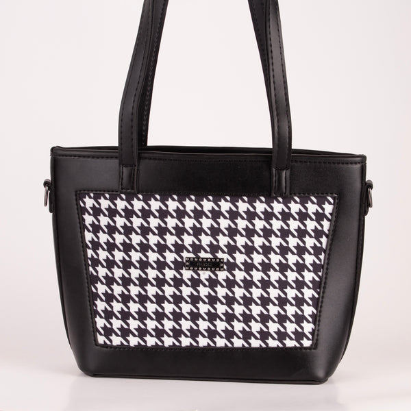 Zardozi Check Tote Bag